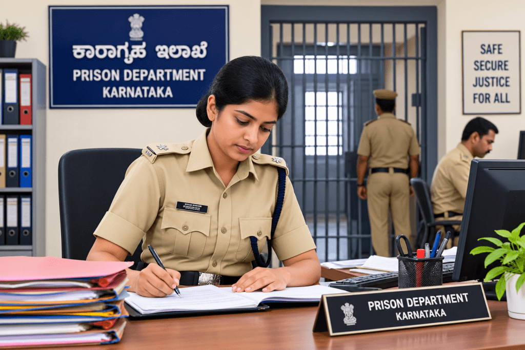  ಕರ್ನಾಟಕ ಕಾರಾಗೃಹ ಇಲಾಖೆಯ ನೇಮಕಾತಿ 2026